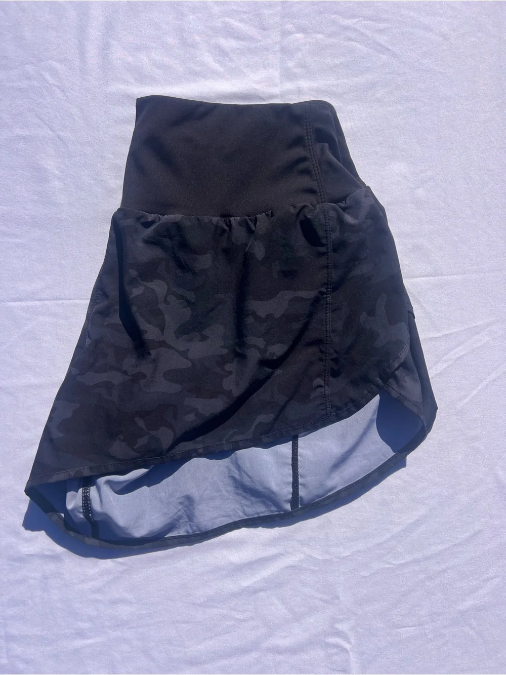Women’s Black Camo Active Shorts